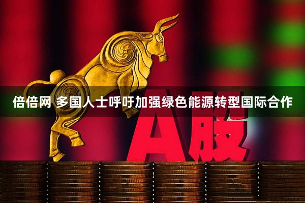 倍倍网 多国人士呼吁加强绿色能源转型国际合作