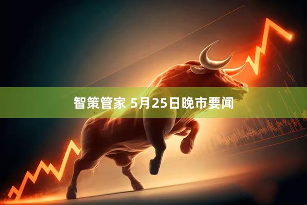 智策管家 5月25日晚市要闻